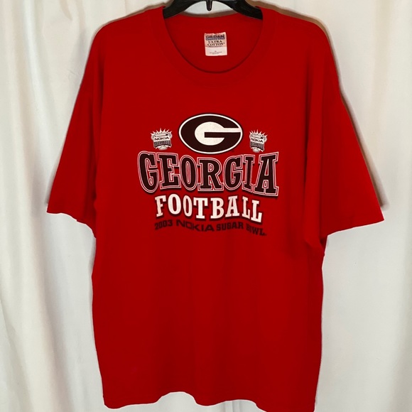 University of Georgia 2002 Sugar Bowl T-shirt vintage UGA Dawgs - Picture 2 of 7